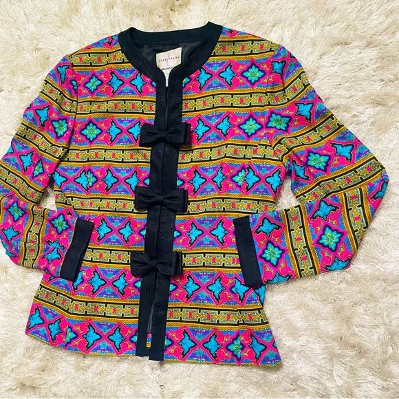 Adrianna Papell Silk Blazer - Picture 6 of 10